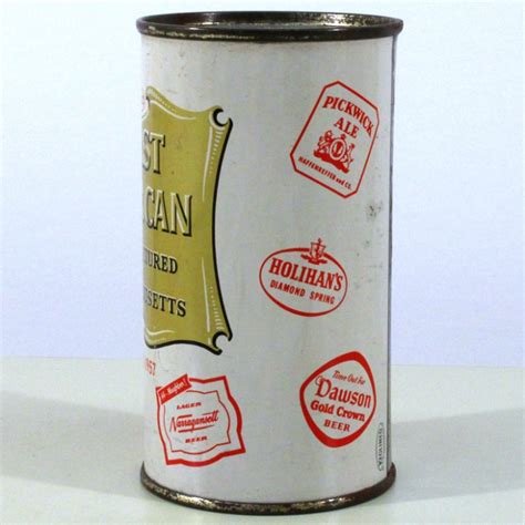 First Beer Can Manufactured In Massachusetts Commemorative Can At