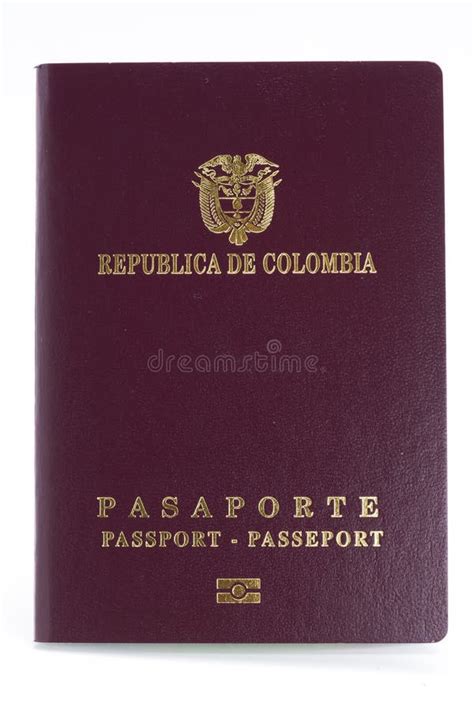 Cudzoziemski Paszport Obraz Stock Obraz Z O Onej Z Kolumbia