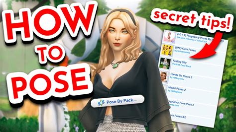 How To Pose Sims 4 In Cas Live Mode Sims 4 Model Poses You Should