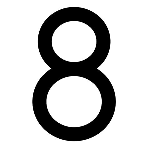 Number Eight Bold Vector Svg Icon Svg Repo