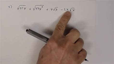 Adding And Subtracting Radicals Square Roots And Cube Roots Youtube