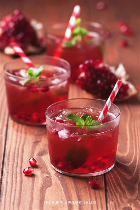 Sparkling Pomegranate Cocktail With Citrus Vodka And Lime