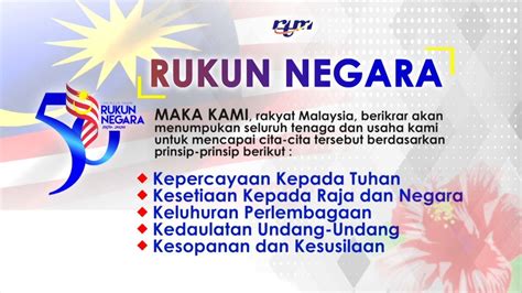 The philosophy of rukun negara is to guide the people to edify a national identity through the sharing of value, norms and actions. Tv1 - 5 PRINSIP RUKUN NEGARA | Facebook
