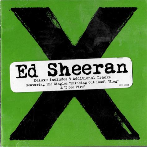 Want Some Ed Sheeran Album - Ed Sheeran - X (2014, CD) | Discogs