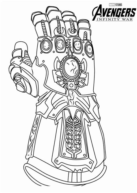 Transparent white for the repulsor. 28 Infinity Gauntlet Coloring Page in 2020 | Marvel ...