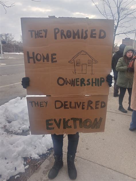 At Rally Detroit Tenants Accuse Landlords Of Retaliatory Evictions And