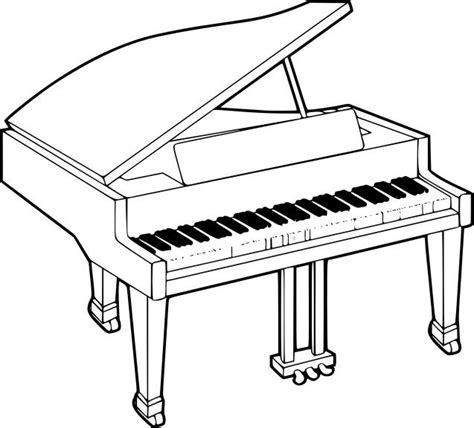 Coloriage piano | Piano dessin, Piano, Coloriage