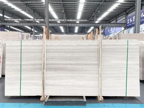 White Wood Marble Slab Silver Serpeggiante Marble Wooden White Marble