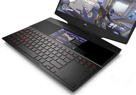 Hps New Dual Screen Gaming Laptop Takes Apples Touch Bar To The Next