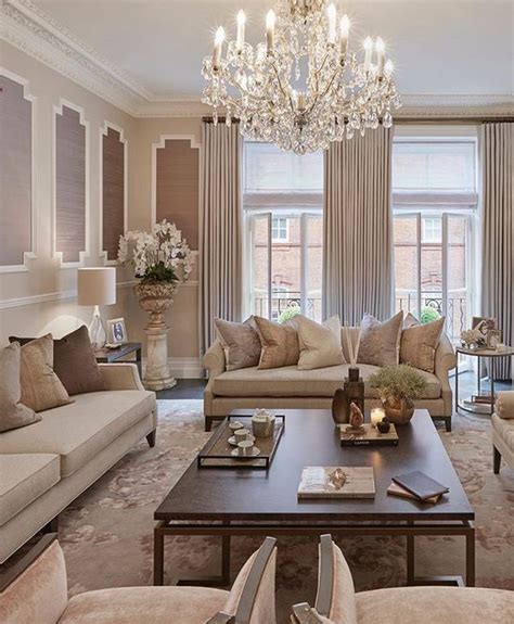 Stylish And Elegant Formal Living Room In Neutral Shades Livingroom