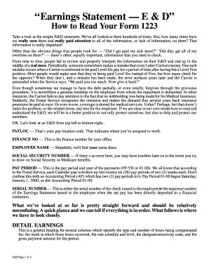 Fillable Earning Statement - Fill Online, Printable, Fillable, Blank | PDFfiller