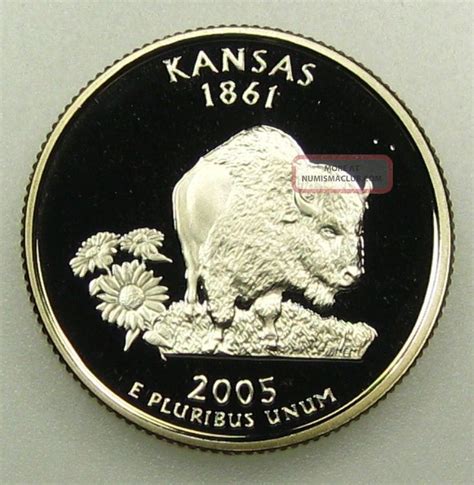2005 S Clad Deep Cameo Proof Kansas State Washington