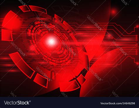 ❤ get the best red wallpaper for desktop on wallpaperset. Red technology background abstract digital tech Vector Image