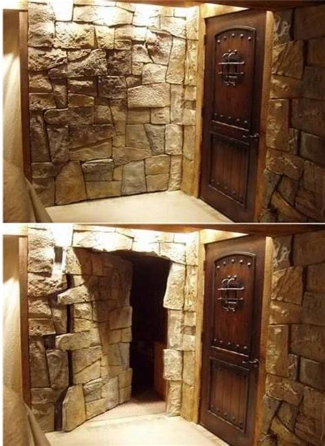 Hidden doors in paneled walls. Creative Hidden Stone Doors For Secret Rooms - Dwell Of Decor