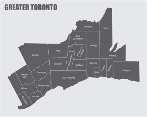 30 Greater Toronto Area Map Stock Photos Pictures And Royalty Free