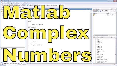 Matlab Online Tutorial 21 Trig Functions Logarithms And