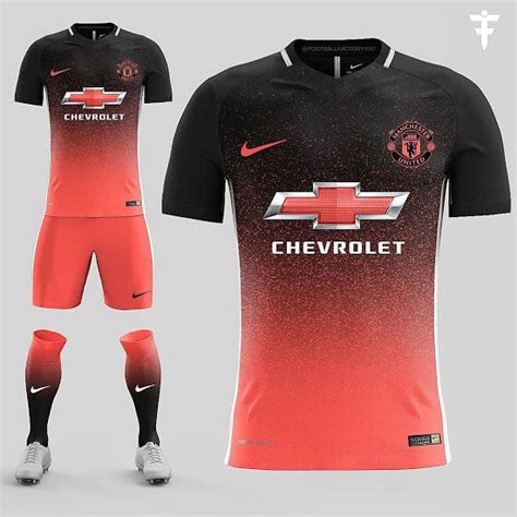 Footballfactorys Manchester United Kit Concept Features A Bold Design