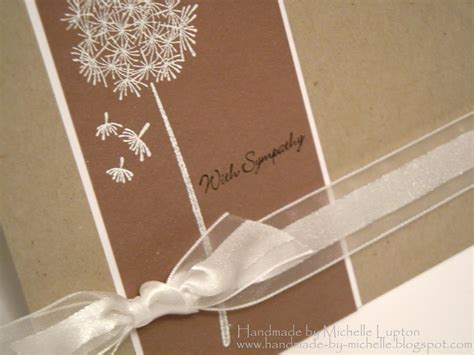 The first step in making sympathy cards is to cut the black card stock into 6x6 square and fold it in half. Handmade by Michelle: Sympathy card