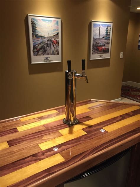 Finished Bar Top With Epoxy Bar Top Home Decor Decor