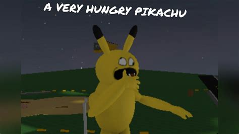 Roblox Lets Play A Very Hungry Pikachu Fatimaclashgamer110 Youtube