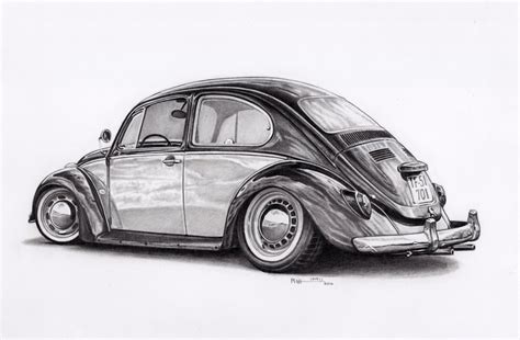 Vw Beetle Drawing Image Drawing Skill