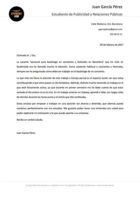 Ejemplo Carta En Espanol