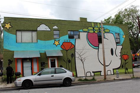 Atlanta Old Fourth Ward Living Walls Olive47 This Mur Flickr
