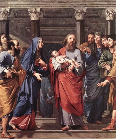 Jesus Presented At The Temple Presentation In The Temple Philippe De Champaigne 1648