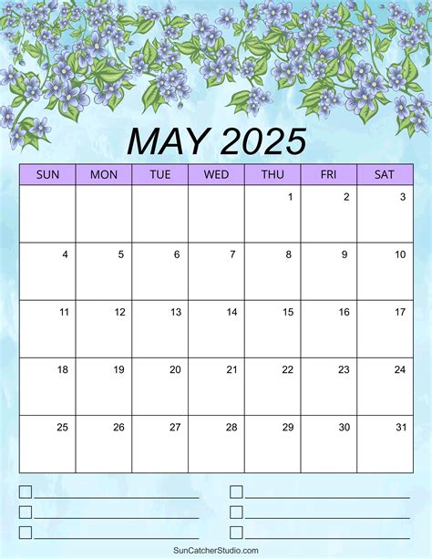 Free Printable May 2025 Calendar Page To Print Remy Valida