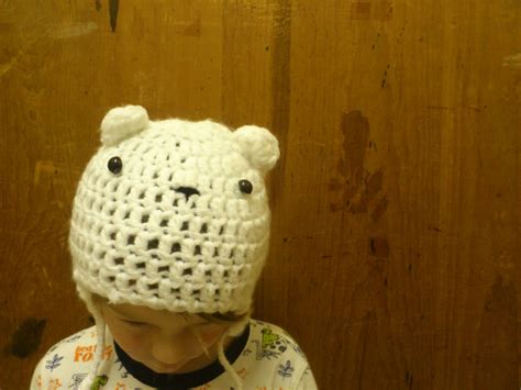 Crochet Polar Bear Hat | steel and stitch
