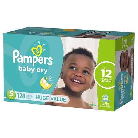 Pampers Baby Dry Diapers Size 5 128 Count Walmart Inventory Checker