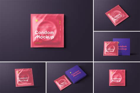 Condom Packaging Mockups Packaging Mockups ~ Creative Market