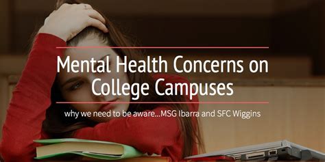 Mental Health Concerns On College Campuses