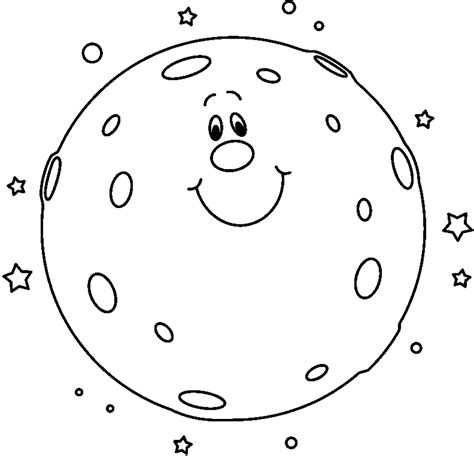 Download High Quality Moon Clipart Black And White Printable