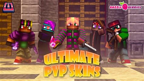 Ultimate Pvp Skins By Razzleberries Minecraft Skin Pack Minecraft
