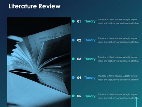 Literature Review Ppt Graphics Graphics Presentation Background For