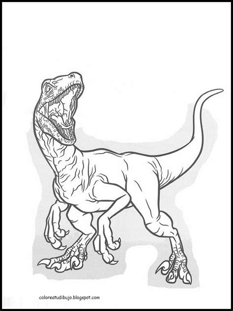 Velociraptor Para Colorear COLOREA TUS DIBUJOS