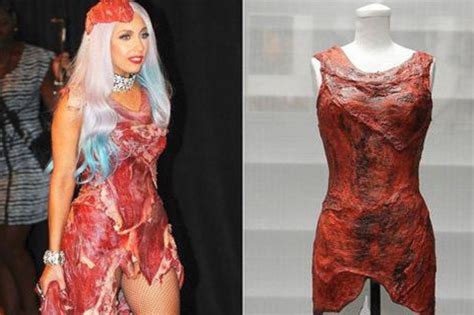 Robe En Viande De Lady Gaga - Etats-Unis – La robe en viande de Lady Gaga entre au musée | Tribune de