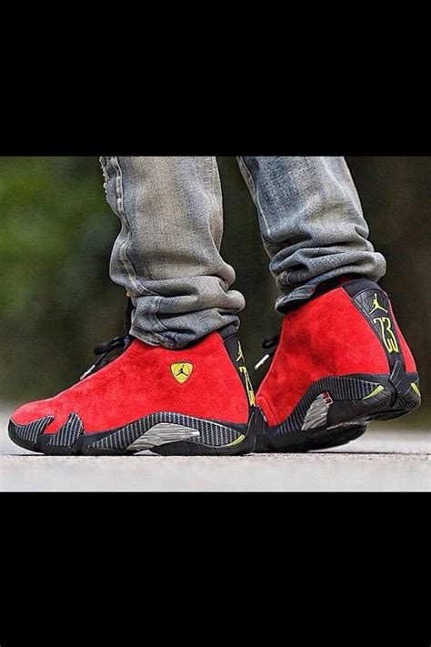 The original air jordan sneakers were produced exclusively for michael jordan in late 1984, and released to the public on april 1,. Jordan 14 Ferrari | Jordans, Sneakers, Sneakers nike