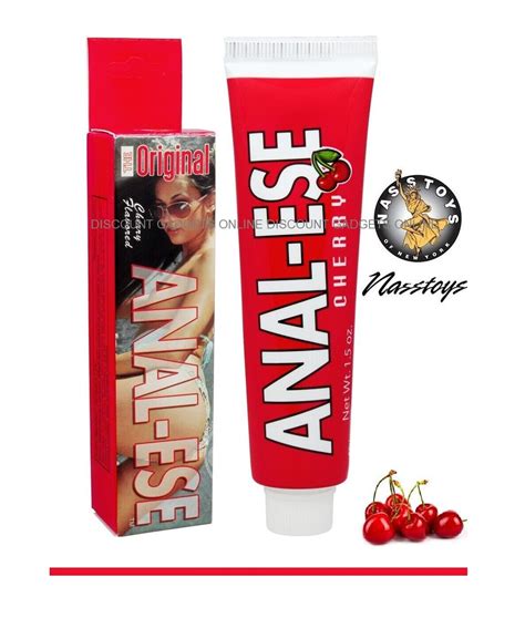 Anal Ese Lube Ease Eze Eaze Cherry Flavored Numbing Lubricant Oz