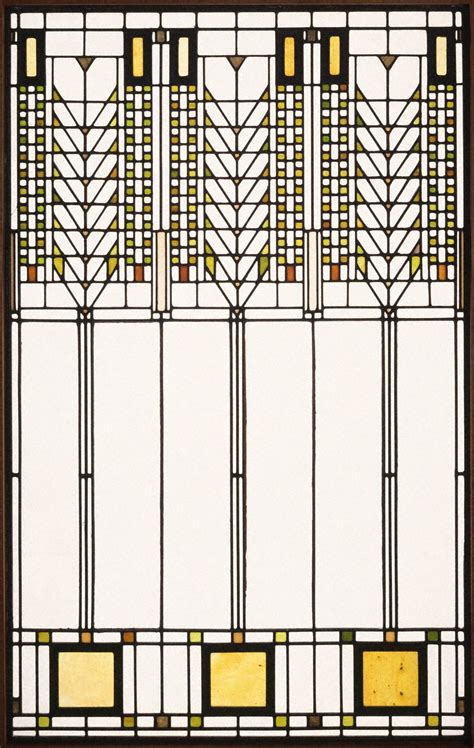 Printable Free Frank Lloyd Wright Stained Glass Patterns Printable Templates By Nora