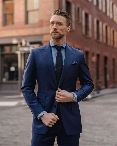 What Tie To Wear With Navy Suit Buy And Slay
