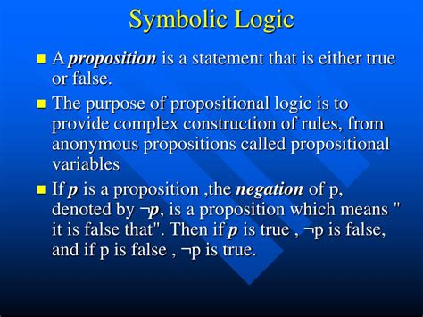 Ppt Symbolic Logic Powerpoint Presentation Free Download Id484212