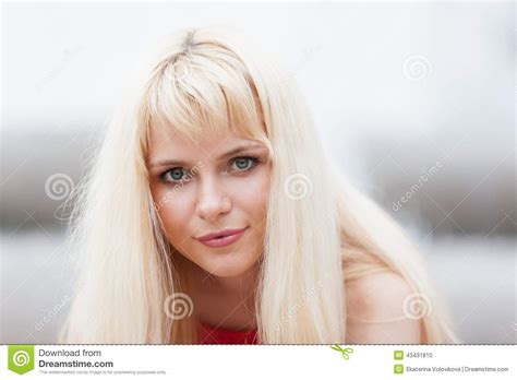Blonde Face Stock Photo Image 43431810