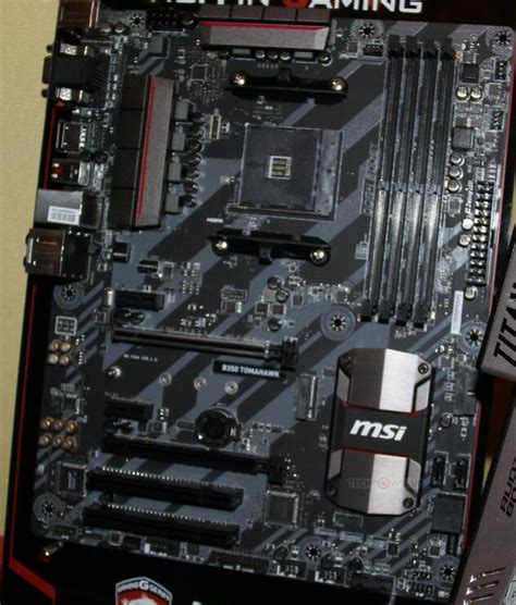 Msi B350 Tomahawk Socket Am4 Motherboard Pictured Techpowerup Vlrengbr