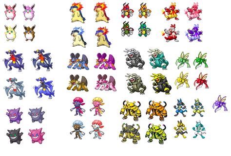 Alternate Colors For Shiny Pokemon By Dinojack9000 On Deviantart