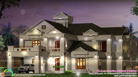 Super Luxury 6 Bedroom Villa Kerala Home Design And