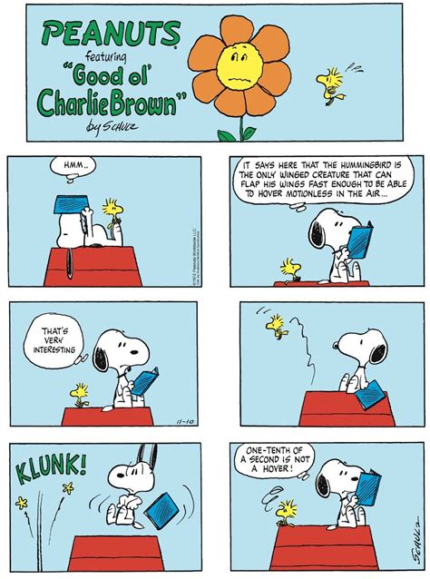 peanuts by charles schulz for november 10 2019 snoopy comics peanuts snoopy