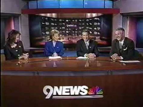 In the early evening, it shows. KUSA 9 News Denver 5PM Close (March 1998) - YouTube