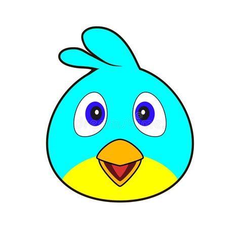 Face Of Happy Bird Illustration Stock Illustration Illustration Of